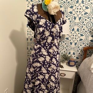 Anthropology+ maxi dress 24 X-cross back